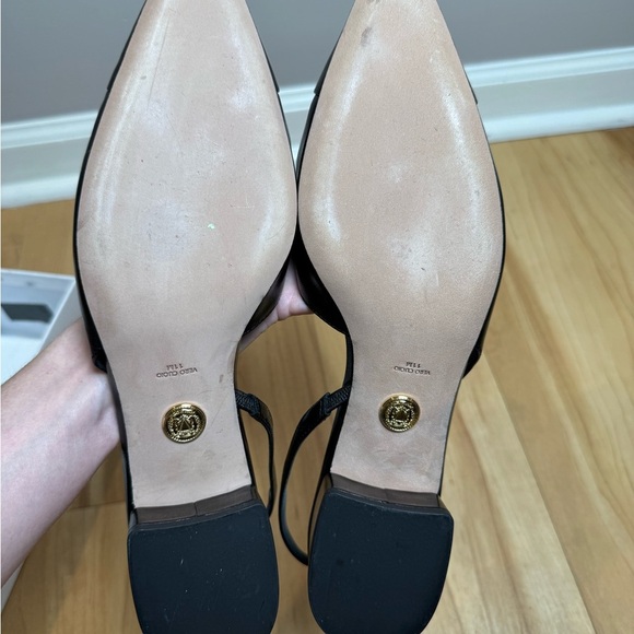 Veronica Beard Women's Black Cecile Leather Slingback Flats
Size 11  - NWT - Picture 8 of 9